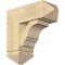 Ekena Millwork Balboa Arts and Crafts Rough Sawn Bracket w/ Offset Brace, Douglas Fir, 8"W x 20"D x 20"H BKT0806X20X20BOA03RDF - alternate 1